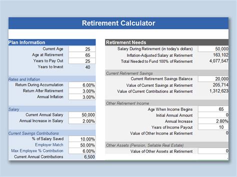 Pension Calculator.